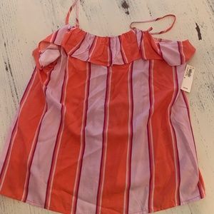 Pink Stripped Tank Top